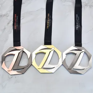 Manufacturer Promotional Souvenir Sports Game Award Running Custom Enamel Zinc Alloy Metal Medal