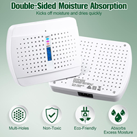 Mini déshumidificateur rechargeable ETD100 pour espaces fermés, armoires, placards et salles de bain, mini déshumidificateur renouvelable