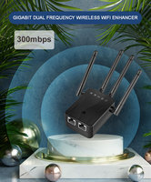 Répéteur WiFi POE IP longue portée intérieur/extérieur 2.4G 5G 300Mbps 1200Mbps avec prise en charge GSM/GPRS et 4 antennes