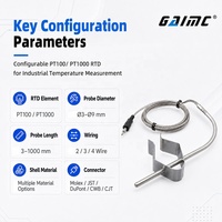 Sensor de Temperatura Tipo Pt100 GTS300 para Autoclave y Caldera