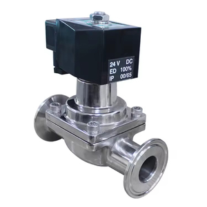 <span class=keywords><strong>COVNA</strong></span> Venda de Encomendas Urgentes Válvula Elétrica Ímã Tri Clamp Aço Inoxidável Food Grade Válvula Solenóide para Leite Laticínios Iogurte - Product Image 2