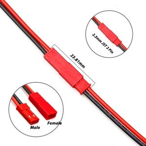 定制电子线束组件JST RCY 2.5毫米间距2p连接器SYR-02T SYP-02T-1 3A额定电流 - Product Image 5
