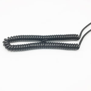 Cable en espiral Ethernet RJ45 macho a macho Cable de conexión Cable LAN de red Arnés de cable rizado para dispositivo de mano automotriz - Product Image 6