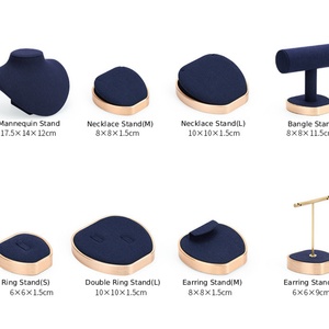 Microfiber Modern Jewelry Display Props Jewelry Store Display Stand <b>Earring</b> Pendant Watch Necklace Display Stand - Product Image 5