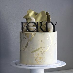 Nuevo Diseño de Adorno para Pastel Personalizado con el Número Treinta para Cumpleaños, Adorno de Acrílico Personalizado para Pastel - Product Image 2