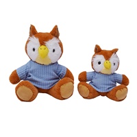 Logo personnalisé enfant en peluche ours vache renard avec t-shirt cadeaux en gros t-shirt personnalisé divers animaux poupées en peluche
