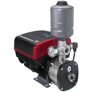 Grundfos CmbE-10-54 Variable Speed Constant Pressure Booster <b>Pump</b> 2 Hp 220-<b>240V</b> 52.8 Gpm 184 Ft Max Head Stainless Steel - Product Image 1