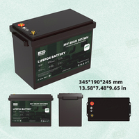 Paket Baterai Lithium Ion JREPower JszE-LF2365ME 38.4V 50Ah LiFePO4 Semi-Solid State 6000-Cycle untuk Golf Buggy, Kapal Laut, dan Yacht