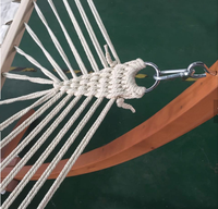 Support de hamac en bois de haute qualité pour extérieur et intérieur Support de hamac large à arc incurvé en bois