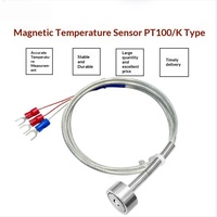 Sonde de température magnétique PT100/PT1000 de type K, capteur thermocouple à aimant puissant pour usage industriel, moteur, pompe
