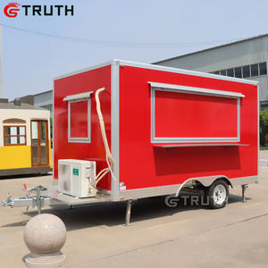 Gerçeği gıda kamyon römork fransız standartları Pizza kare tavuk Rotisserie ızgara barbekü türkiye gıda römork ile mutfak - Product Image 4