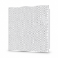 Plaques de plafond carrées en aluminium laminé avec film PVC 600x600mm, anti-rouille, ignifuges, pour grille de plafond de salle de bain et de cuisine