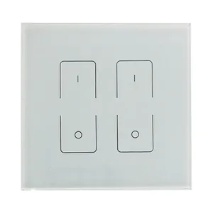 Factory Custom Home Wall Switch Glass Panel Silkscreen Printing Tempered Glass Processing