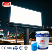 Peinture de finition acrylique polyuréthane antirouille résistante aux intempéries pour la prévention de la corrosion des panneaux publicitaires extérieurs en acier
