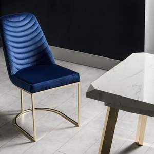 Mesa de Comedor Moderna Europea con Tapa de Mármol, Patas de Metal, Rectangular, Extensible, Muebles para Comedor, Rosse Turquía - Product Image 2