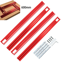 Support de rail de guidage auxiliaire multifonctionnel réglable pour la menuiserie, outil de fraisage, de rainurage et de gravure pour le travail du bois