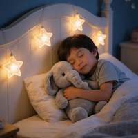 Peluche d'éléphant câlin, cadeau idéal pour les enfants (anniversaire/Noël), personnalisable, vente en gros ODM/OEM