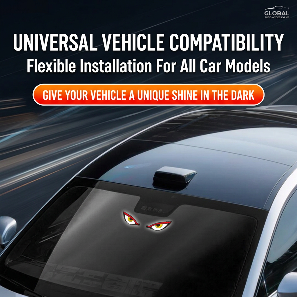 Solar NoWire Devil Eye LED Multi-Functional Decor Light Animated Expression Eye Sticker Lamp For All Vehicle Outdoor · image 4