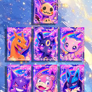 Cartes à collectionner Pokémon HR Rainbow Dreamy, Ditto, Jigglypuff, Dragonair, magnifiques cartes à échanger anime flash - Product Image 2