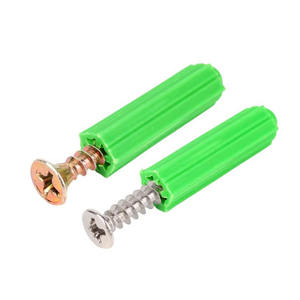 Anclaje de Pared Hueco, Anclaje de Nylon M6 para Mezcladora, Tipo Pescado, Anclaje Verde de Nylon con Tornillo Autorroscante - Product Image 3