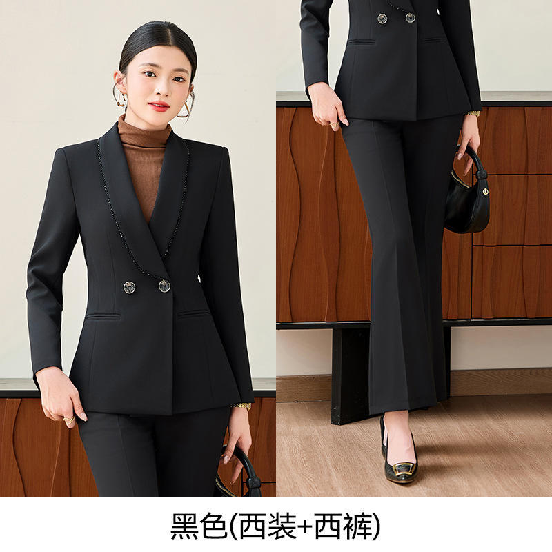 Black suit pants