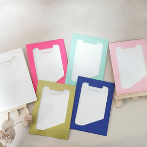 Custom Luxury Display Card <strong>Mini</strong> Small Necklace Card Paper Holder Pocket Paper <strong>Envelope</strong> With Window - Product Image 5