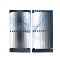 Écran de bande LED de maille d'affichage à LED transparent P16-16mm imperméable d'écran de grille LED pour la construction de fenêtre en verre