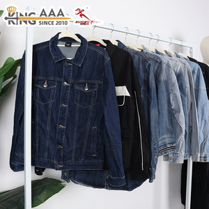 เสื้อแจ็คเก็ตยีนส์วินเทจขายส่งจากโรงงานสำหรับผู้ชาย มือสอง สไตล์หลวมๆ เหมาะสำหรับฤดูใบไม้ร่วงและฤดูหนาว เสื้อโค้ทยีนส์แนวเรโทรสตรีทแวร์สำหรับผู้ชาย - Product Image 2