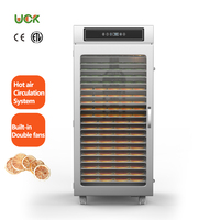 UCK LT-38-18 Digitale Besturing 304 RVS 20-Vaks Voedsel Groente Dehydrator Machine Kokos Mango Droger 110-240V Energie