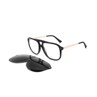 Usine Offre Spéciale 2022 nouvelle mode rétro polarisé conduite acétate haute qualité Clipon ombrage unisexe lunettes de soleil
