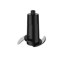 Mixeur à viande 100w, bol en plastique AS de 1,5 tasse, trancheuse de cuisine, mini hachoir électrique, coupe-légumes