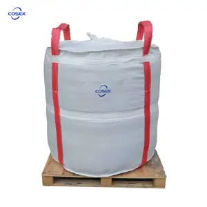 Top Skirt Spout Duffle Top Big Bag 2 Loops Jumbo Bag Circular Big Bag 500kg-3000kg