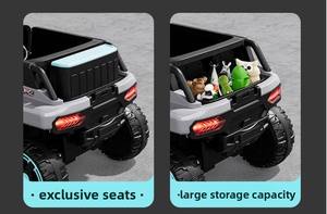 Voiture électrique pour enfants, jouet à conduire pour enfants, batterie 12v <span class=keywords><strong>avec</strong></span> télécommande <span class=keywords><strong>parentale</strong></span> réaliste, parfait pour les jeux en intérieur et en extérieur, âges 3-8 - Product Image 5