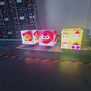 Pantalla LED Impermeable con Forma de Cubo Mágico Electrónico, Modos de Visualización de Fotos en <span class=keywords><strong>3D</strong></span>, Mini Cubo Digital con Soporte de Montaje para Comercios - Product Image 6