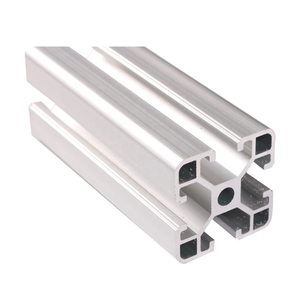 Profilé d'extrusion carré en aluminium creux en alliage 6063-T5 Kirgen KT8-4040A 40x40mm, tempérisation T3-T8, service de découpe pour cadres - Product Image 1