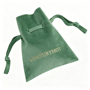 Premium Suede Jewelry Pouches With <b>Bow</b> Closure Custom Logo For Jewelry Accessory Storage And <b>Gift</b> Wrapping Use - Product Image 3