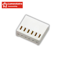 Conector de carcasa de terminal de PCB de ángulo recto de Pin Vertical XH 50512510 Material de contacto de cobre de cable a placa para conexiones de cable