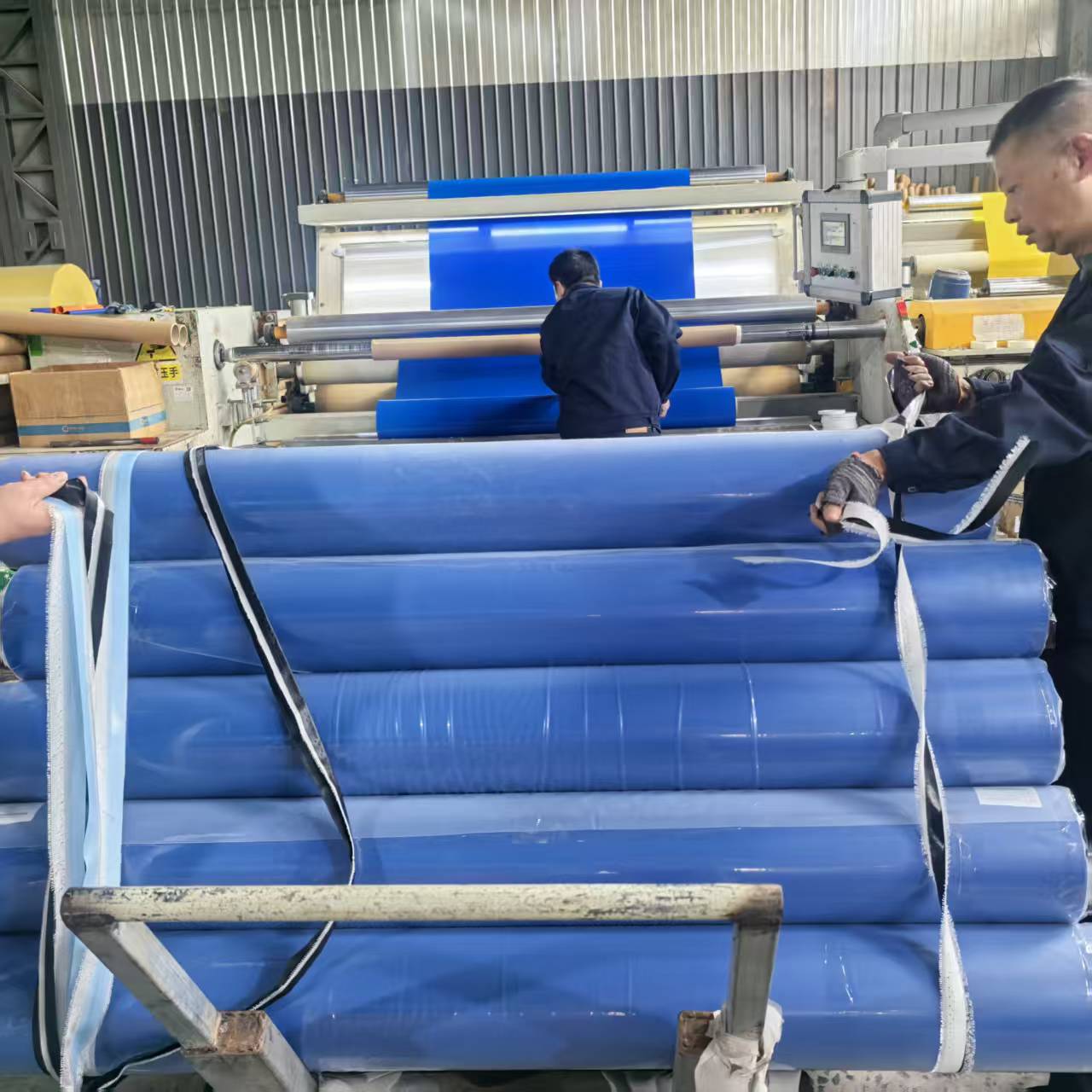 Heavy Duty PVC Tarpaulin Waterproof UV Resistant Industrial Grade Coated Fabric for Cargo Construction Agricultural Use