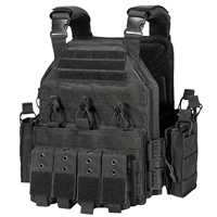 Nouveau Gilet Tactique Modulaire Découpe Laser en Oxford 600D à Libération Rapide, Gilet Pare-Balles avec Plaques PE et Aramide