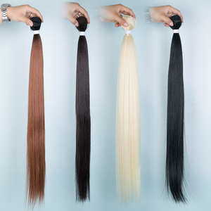 Rebecca Extensions de Cheveux Synthétiques en Gros – Lots de Tissages Longs et Lisses Effet Soie pour Tresses - Product Image 1