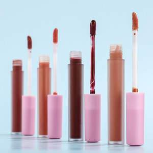 Boîte d'emballage pour gloss à lèvres brillant transparent rose de 2,5 ml, vente en gros, marque privée, paillettes, gloss à lèvres végétalien, boîtes de gloss à lèvres mignonnes - Product Image 6