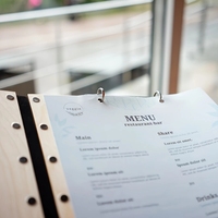 Porta Menús Personalizado A4 A5 con Logotipo, Carpeta Premium para Menús de Restaurante, Bar, Cafetería, Bebidas, Suministros para Bodas