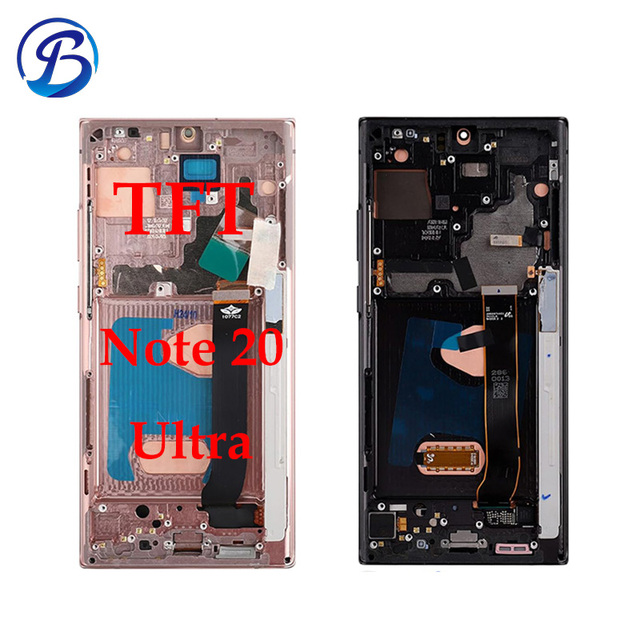 TFT Touch Screen Frame for Samsung SM-N986B Replacement Display for Note 20 Ultra 5G