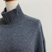 Mongolie pull col roulé Cachemire 100% produit 100% pull en pur cachemire pour femme Dama Tricot fabricant