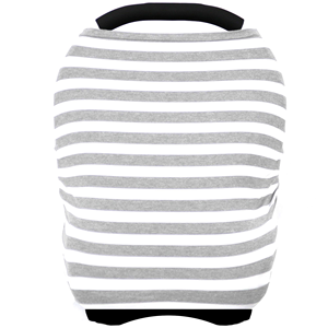 Housse de siège auto 4 en 1 pour bébé, extensible, pare-soleil, couverture d'allaitement pour bébés garçons et filles - Product Image 1