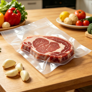 Bolsas de Plástico Transparentes de Grado Alimenticio FDA, PE/PA, para Envasado al Vacío, Aptas para Microondas, Biodegradables, para Alimentos de Mascotas, Bebés y Azúcar - Product Image 6
