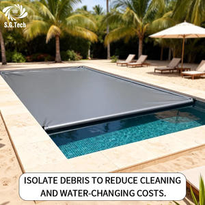 Couverture de <span class=keywords><strong>piscine</strong></span> en PVC robuste Water Crown pour utilisation hivernale, pour piscines enterrées et <span class=keywords><strong>hors</strong></span> <span class=keywords><strong>sol</strong></span>, résistante aux UV, avec vannes de drainage, installation facile - Product Image 5