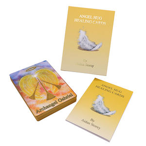 مجموعة بطاقات أوراكل مع صندوق وكتيب إرشادي، طباعة مخصصة، صندوق بطاقات التارو الزوراء للبيع - Product Image 2