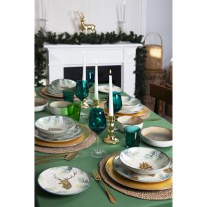 Set di 6 Ciotole in Ceramica Excelsa Demetra Multicolore 145x145x6,5 cm - Product Image 4