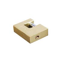 Cadenas rectangulaire en laiton massif de haute qualité de 80mm manille en acier trempé étanche de haute sécurité pour une utilisation en entrepôt bon prix